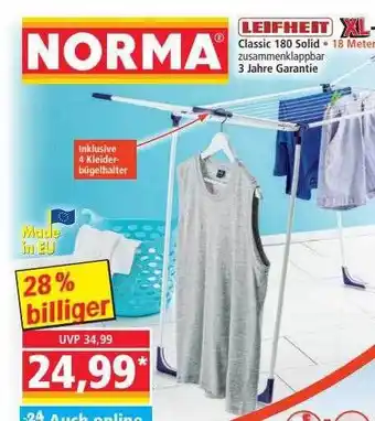 Norma Leifheit classic 180 solid zusammenklappbar Angebot