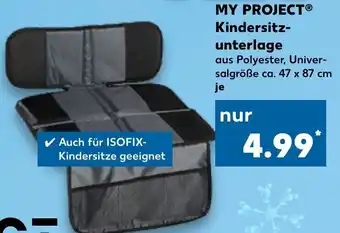 Kaufland My Project Kindersitzunterlage Angebot