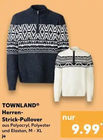 Kaufland Townland Herren Strick Pullover Angebot