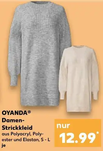 Kaufland Oyanda Damen Strickkleid Angebot