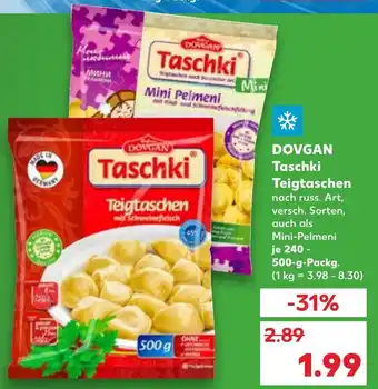 Kaufland Dovgan Taschki Teigtaschen 240-500 g Packg. Angebot