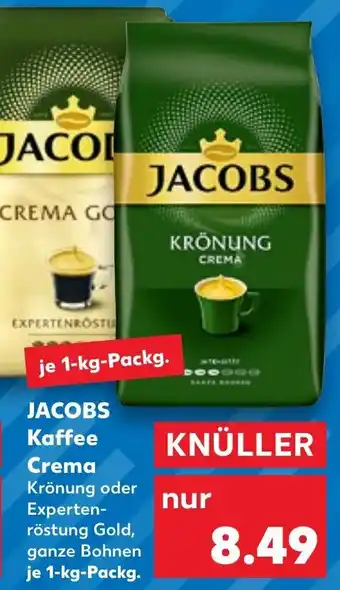 Kaufland Jacobs Kaffee Crema 1 kg Packg. Angebot