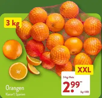 Aldi Nord Orangen 3 kg Netz Angebot