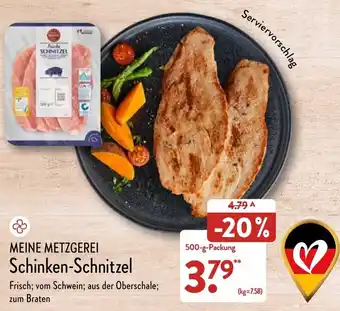 Aldi Nord Meine Metzgerei Schinken Schnitzel 500 g Packung Angebot