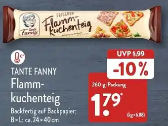 Aldi Nord Tante Fanny Flammkuchenteig 260 g Packung Angebot