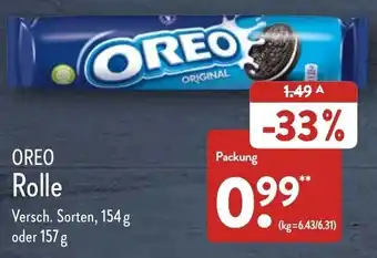 Aldi Nord Oreo Rolle 154 g oder 157 g Angebot