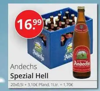 Sagasser Andechs spezial hell Angebot