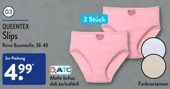 Aldi Nord Queentex Slips Angebot