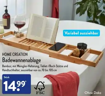 Aldi Nord Home Creation Badewannenablage Angebot