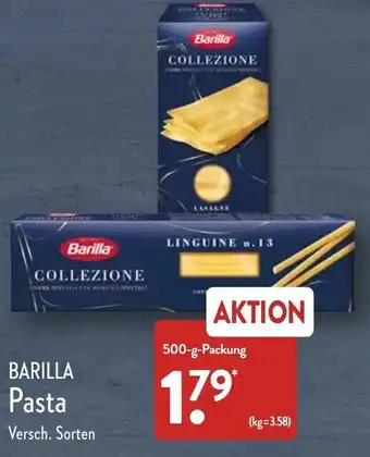 Aldi Nord Barilla Pasta 500 g Packung Angebot