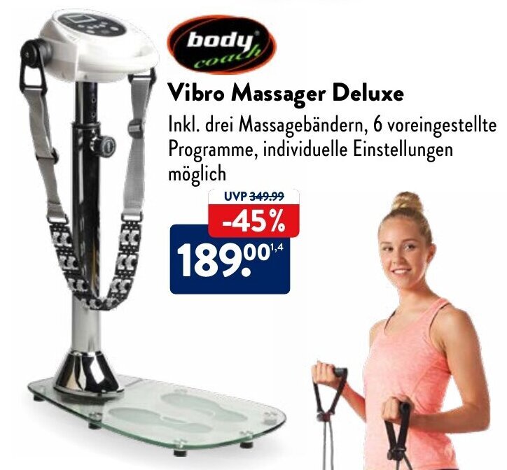 Body Coach Vibro Massager Deluxe Angebot bei Aldi Nord