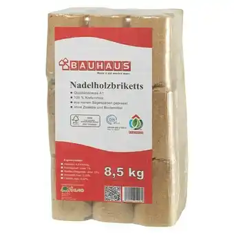 Bauhaus Bauhaus nadelholzbriketts premium (8,5 kg, kiefer/fichte) Angebot