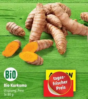 Lidl Bio Kurkuma 80 g Angebot