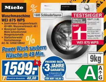 expert Techno Land Miele Waschmaschine WEI 875 WPS Angebot