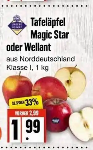 E Reichelt Unsere heimat tafeläpfel magic star oder wellant Angebot