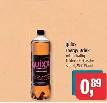 Markant Markt Quixx energy drink Angebot