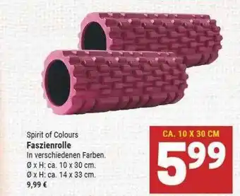 Marktkauf Spirit of colours faszienrolle Angebot