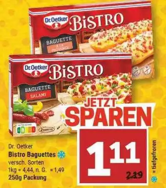 Marktkauf Dr oetker bistro baguettes Angebot