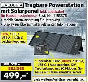 Norma24 Balderia tragbare powerstation mit solarpanel Angebot