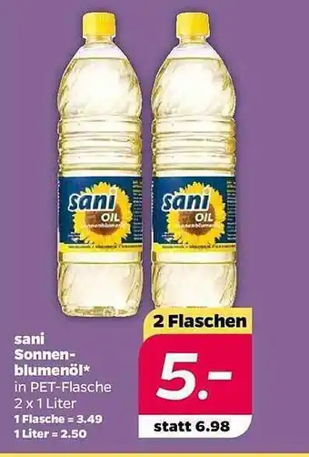 NETTO Sani sonnenblumenöl Angebot