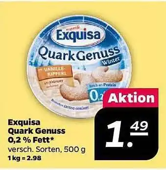 NETTO Exquisa quark genuss 2,2 % fett Angebot