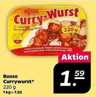 NETTO Busse currywurst Angebot