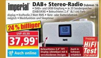 Norma Imperial dab+ stereo-radio Angebot