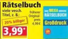 Norma Rätselbuch Angebot