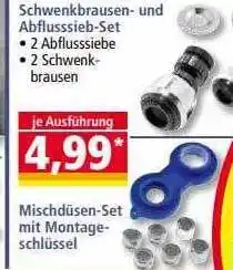 Norma Schwenkbrausen- und abflussieb-set Angebot