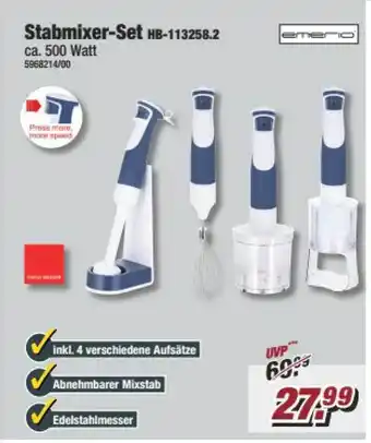 Poco Stabmixer-set hb-113258.2 emerio Angebot