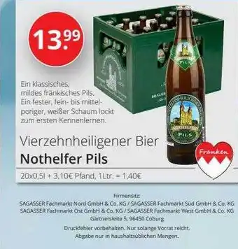 Sagasser Nothelfer pils Angebot