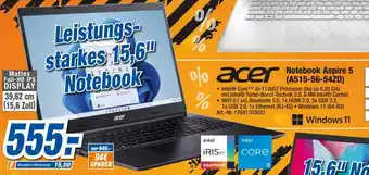 expert Techno Land Acer Notebook Aspire 5 (A515-56-54ZD) Angebot