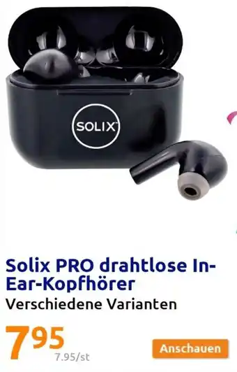 Action Solix Pro drahtlose In Ear Kopfhörer Angebot