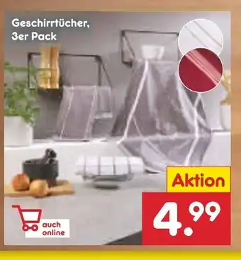 Netto Marken-Discount Geschirrtucher 3st Angebot