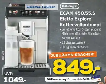 Euronics DēLonghi ECAM 450.55.S Eletta Explore Kaffeevollautomat Angebot