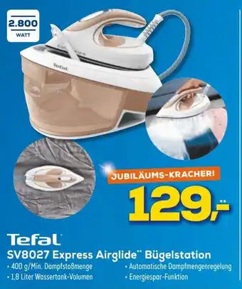 Euronics Tefal SV8027 Express Airglide Bügelstation Angebot