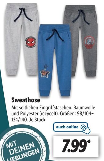Lidl Sweathose Angebot