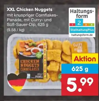 Netto Marken-Discount XXL Chicken Nuggets 625 g Angebot