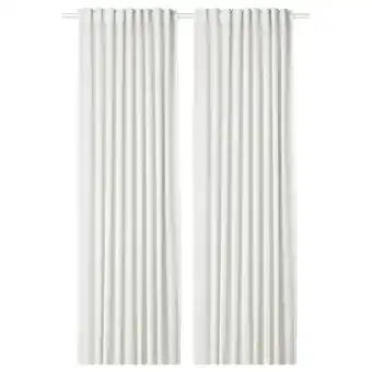 IKEA Hilja 2 gardinenschals weiß 145x300 cm Angebot