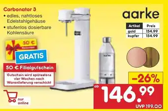 Netto Marken-Discount Aarke Carbonator 3 Angebot