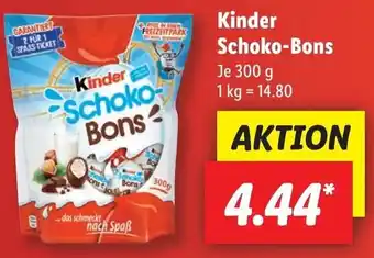 Lidl Kinder Schoko Bons 300 g Angebot