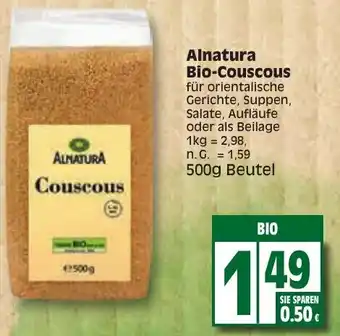 Edeka Alnatura Bio Couscous 500g Beutel Angebot