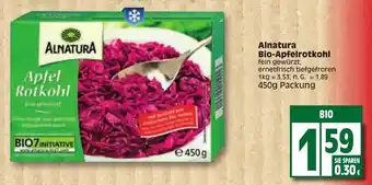 Edeka Alnatura Bio Apfelrotkohl 450 g Packung Angebot