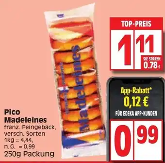 Edeka Pico Madeleines 250g Packung Angebot