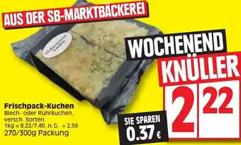 Edeka Frischpack Kuchen 270/300g Packung Angebot