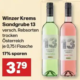 Handelshof Winzer Krems Sangrube 13, 0,75 L Flasche Angebot