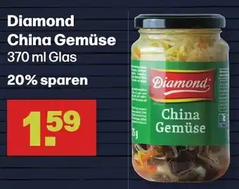 Handelshof Diamond China Gemüse 370 ml Glas Angebot