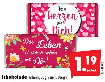 Mäc Geiz Vollmilch Schokolade 30 g Angebot