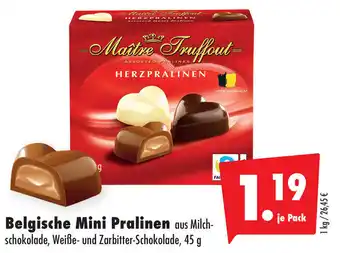 Mäc Geiz Belgische Mini Pralinen 45 g Angebot