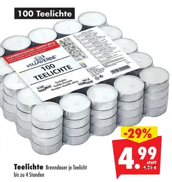 Mäc Geiz 100 Teelichte Angebot